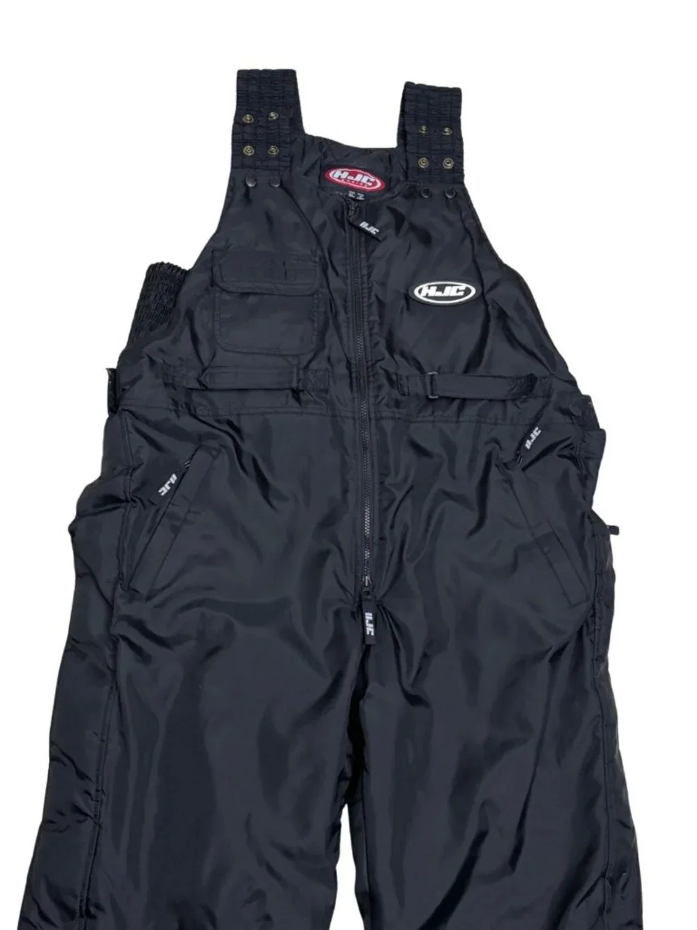 HJC RACING Snow Pants Snowmobile Coveralls Black Waterproof Womens XL - Picture 2 of 8